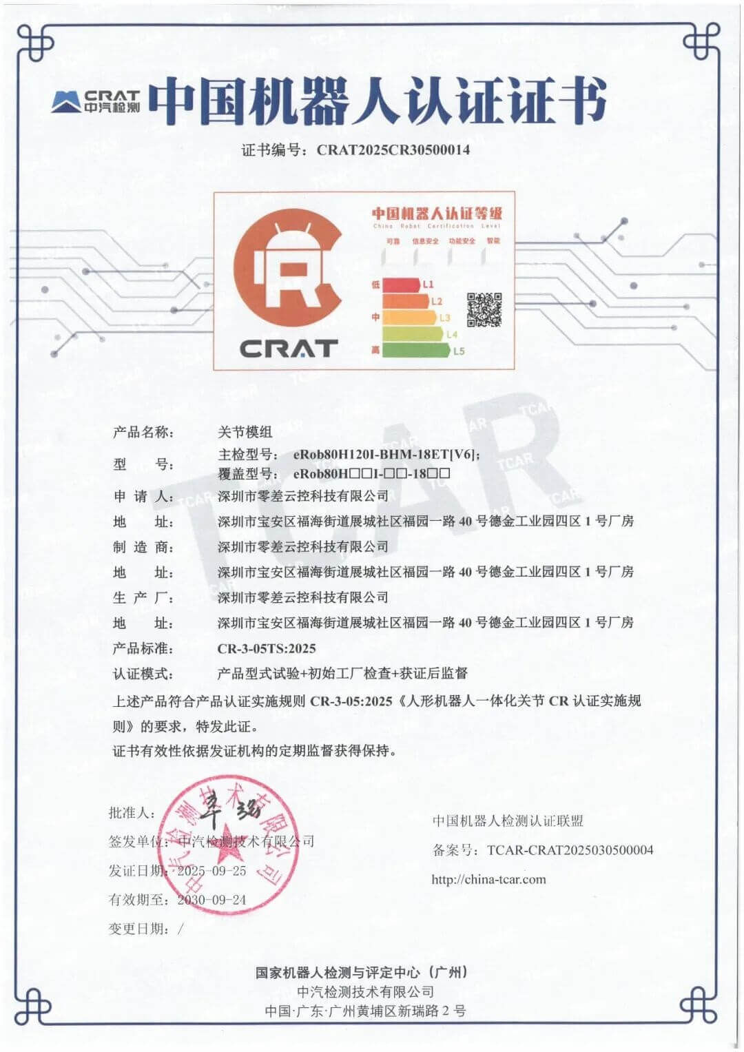 CR Certification