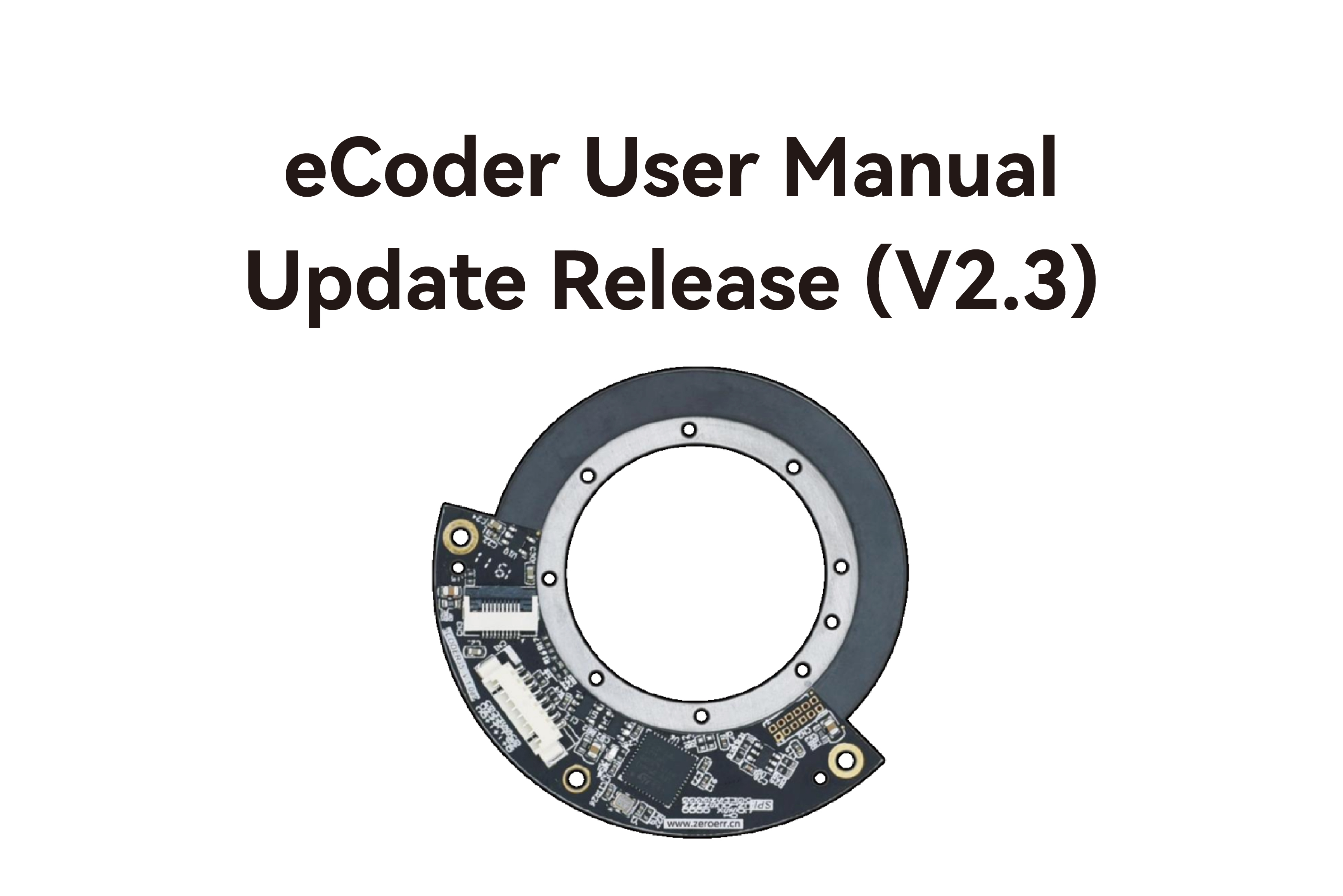 eCoder User Manual  Update Release (V2.3)